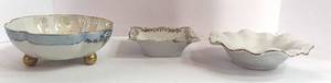 lot 38 image: Three Tiny Dishes Left, Nippon and Andrea
