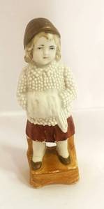 lot 49 image: Rare Early 1900s German Snowbabies Figurine