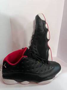 lot 57 image: Pair of Air Jordan 13 Low Bred Size 15  NEW NO BOX