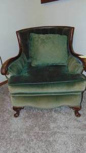 lot 13 image: Vintage Upholstered Armchair