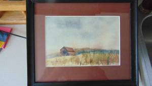 lot 24 image: 1976 Helge Ederstrom Colorwater. 10.5x12