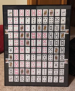 lot 57 image: Awesome Jumbo Sequence Game Board