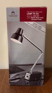 lot 123 image: New Adjustable Desk Lamp by Normandy Lighting