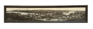lot 129 image: Amazing Antique Panoramic Black and White Photographic Print of San Francisco, California
