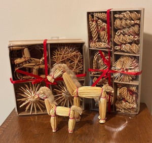 lot 154 image: Scandinavian Ornaments with Yule goats or Julbocks