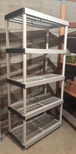 lot 225A image: Plastic Shelving Unit