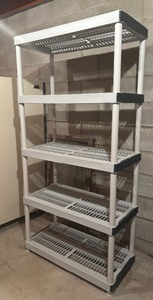 lot 310A image: Plastic Storage Shelf
