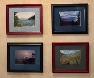 lot 227 image: Four Framed Scenic Photographic Prints