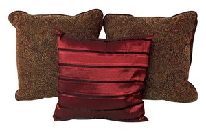 lot 241 image: Set of Three Decorative Accent Pillows