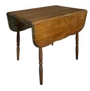 lot 248 image: Vintage Wooden Drop Leaf Table