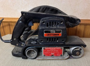 lot 285 image: Sears Craftsman 3 Inch Dustless Belt Sander Model 315.11751