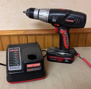lot 104A image: Sears Craftsman 12 Inch Drill  Driver Model 13231517