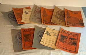 lot 359 image: Assorted Antique Swedish Workbooks  Schoolbooks