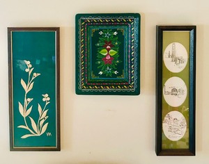 lot 415 image: Three Pieces of Vintage Petite Art