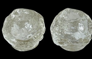 lot 410 image: Crystal Candle Holders