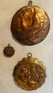 lot 401 image: Vintage Copper Molds