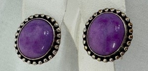 lot 30J image: Pair of Sterling Silver Earrings by Chief Dodge