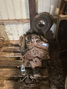 lot 165 image: Used Automotive Engine Block with Associated Parts