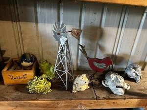 lot 79 image: Collection of Garden Decorative Statues and Ornaments
