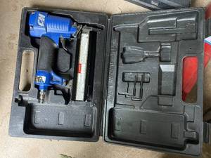 lot 125 image: Campbell Hausfeld Pneumatic Nail Gun in Case