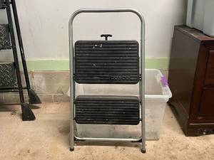 lot 145 image: Used Cosco Two-Step Folding Step Stool Ladder