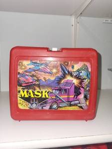lot 294 image: Vintage M.A.S.K. and Rambo Lunchbox with Arctic Zone Cooler Set