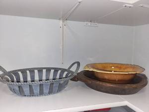 lot 296 image: Collection of Decorative Bowls Metal, Ceramic, and Wooden