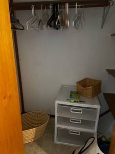 lot 417 image: Closet Organization Set with Baskets, Hangars, and Storage Bin