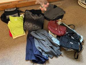 lot 453 image: Variety of Clothing and Accessories Including Champion and Christopher & Banks