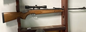 lot 119 image: Remington Express .177 Caliber Pellet Air Rifle with Scope