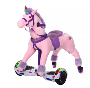 lot 19 image: Power Pony Riding Toy - Princess Zume V2 Steel Ride-On Animal, 8 MPH, 200 lb Capacity