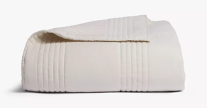 lot 63 image: FullQueen Relaxed Linen Quilt - Parachute