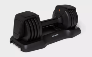 lot 86 image: Adjustable Dumbbell 25lbs - All In Motion Steel & Plastic, Single Piece