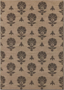lot 122 image: Block Print Outdoor Area Rug - Threshold