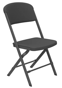 lot 136 image: 4CPS Lifetime Commercial Bypass Frame Folding Chair
