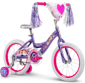 lot 138 image: Huffy 12 Inch Disney Princess Bike with Training Wheels