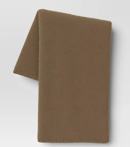 lot 212 image: Oversized Recycled Knit Throw Blanket - Threshold