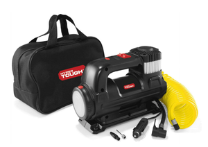 lot 221 image: Hyper Tough DC 12V Heavy Duty Direct Drive Digital Tire Inflator with Detachable LED Light
