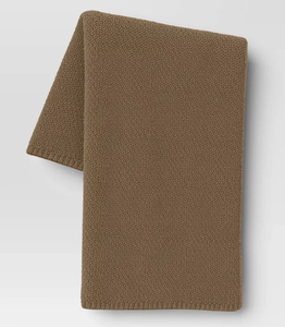 lot 236 image: Oversized Recycled Knit Throw Blanket - Threshold
