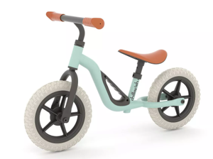 lot 413 image: Chillafish Charlie Breeze 10 Kids Balance Bike - Mint Green Adjustable Handlebar & Seat