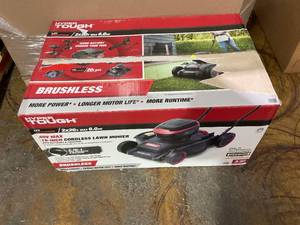 lot 202 image: Hyper Tough 2x20 Volts Max 18-Inch Brushless Side-discharge Mower