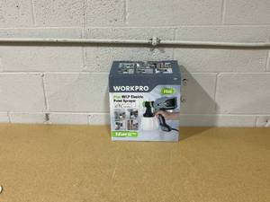 lot 313 image: WORKPRO Plus 14GPH Electric Paint Sprayer, 120 Volt, Model 2234