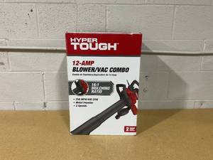 lot 317 image: Hyper Tough 12 Amp Electric Leaf Blower and Vacuum Combo HT21-401-002-05