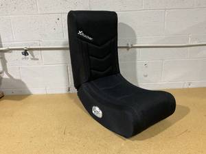 lot 335 image: X Rocker Solo RGB 2.0 Audio Floor Rocker, 30.1 x 15.4 x 24.2