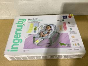 lot 446 image: Ingenuity Keep Cozy 3-in-1 Grow with Me Baby Bouncer