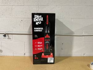 lot 356 image: Power Express Upright Bagless Vacuum with Above Floor Cleaning, UD20120, Red