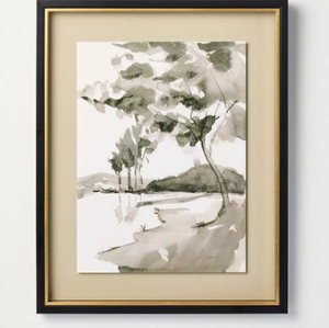 lot 326 image: 16x20 Washed Landscape Framed Wall Art - Hearth & Hand with Magnolia