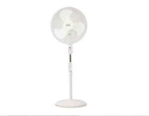 lot 358 image: BLACKDECKER 18 Stand Fan with Remote