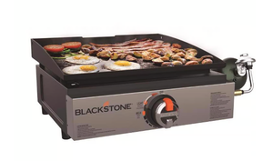 lot 435 image: Blackstone Original 1 Burner Liquid Propane Tabletop Outdoor Griddle Black
