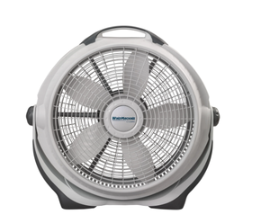 lot 441 image: Lasko Wind Machine 20 Pivoting Floor Fan with 3 Speeds, 23 H, Gray, A20301